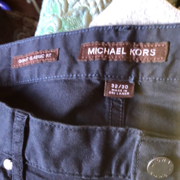 Michael kors twill pants. Navy. 32 X 30 - Picture 3 of 4